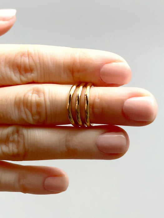 Bague 3 hoops